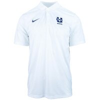 Men's nike u-state aggies white polo